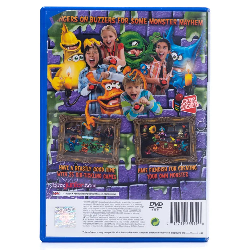 Buzz! Junior: Monster Rumble - PS2 spill - Retrospillkongen
