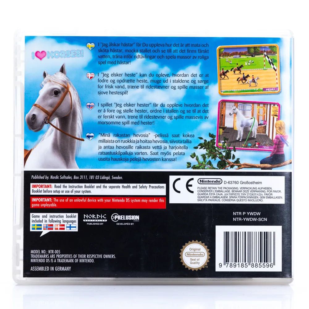 I Love Horses - Nintendo DS spill - Retrospillkongen