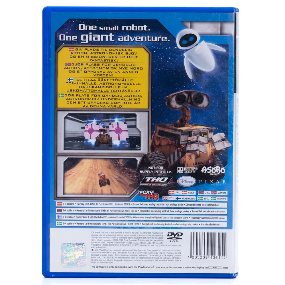 Disney Pixar Wall-E - PS2 Spill - Retrospillkongen
