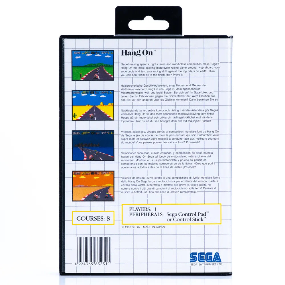 Hang-On - Sega Master System spill - Retrospillkongen