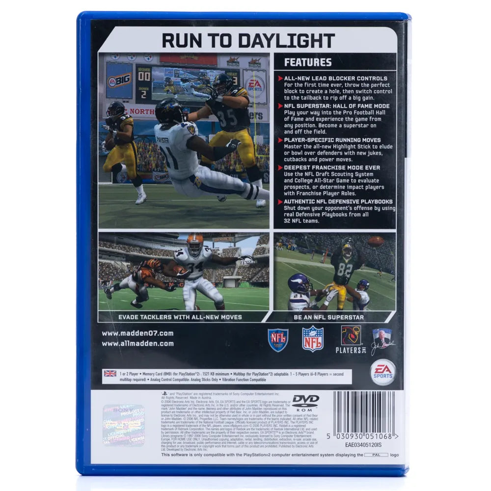Madden NFL 07 - PS2 Spill - Retrospillkongen