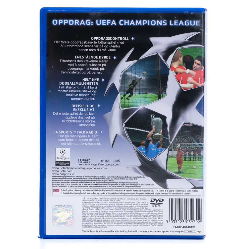 UEFA Champions League 2004-2005 - PS2 Spill - Retrospillkongen