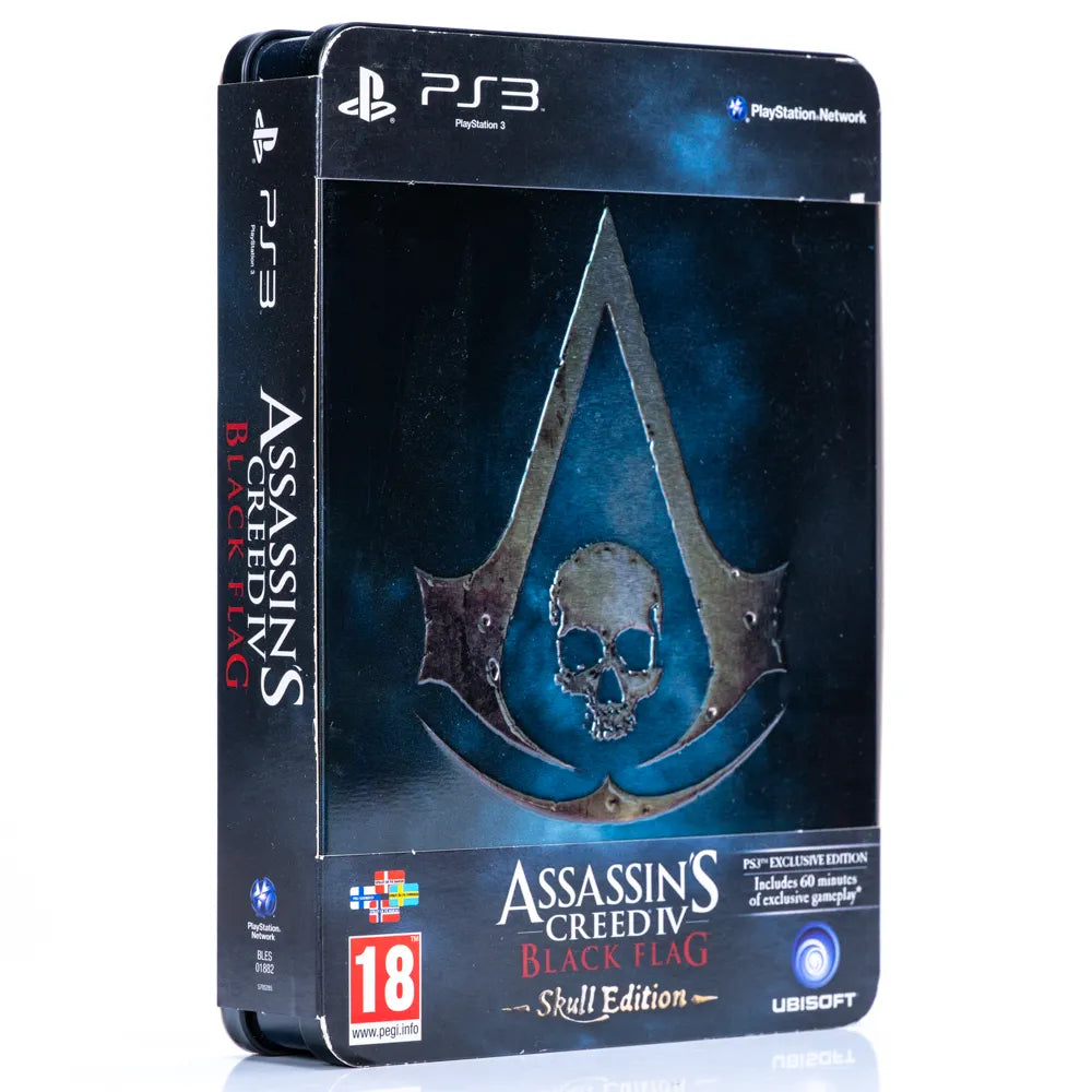 Assassin's Creed IV: Black Flag (Skull Edition) - PS3 spill (Steelbook) - Retrospillkongen