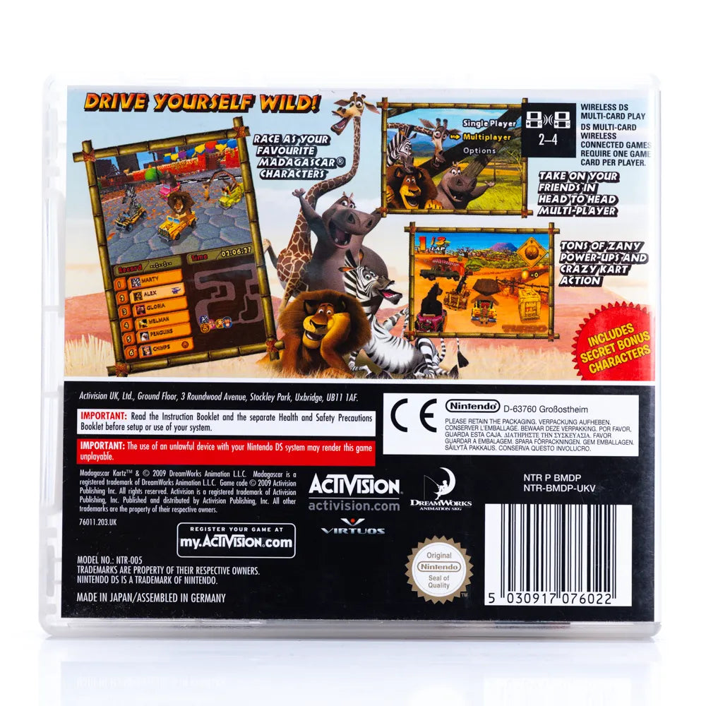 Madagascar Kartz - Nintendo DS spill - Retrospillkongen