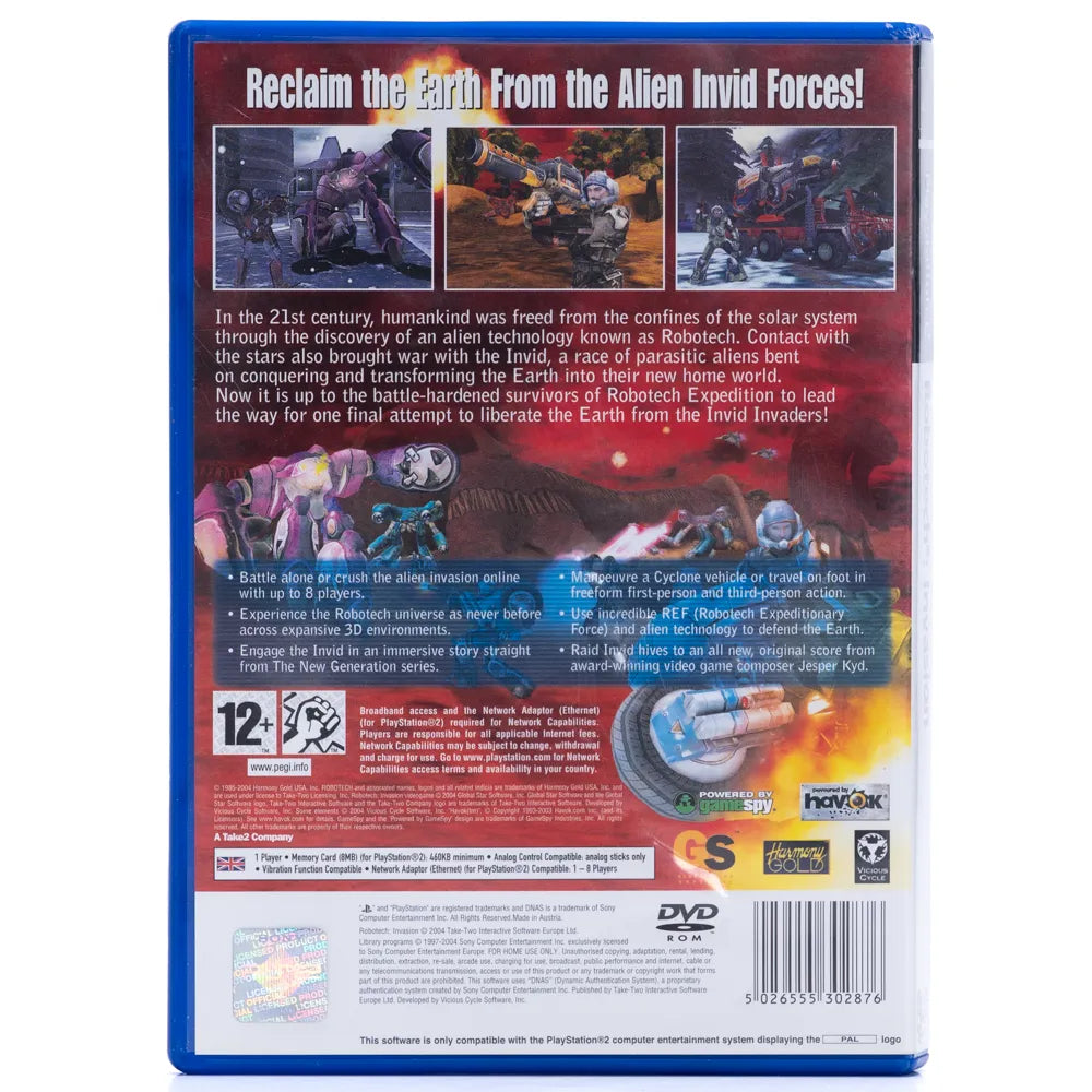 Robotech: Invasion - PS2 Spill - Retrospillkongen