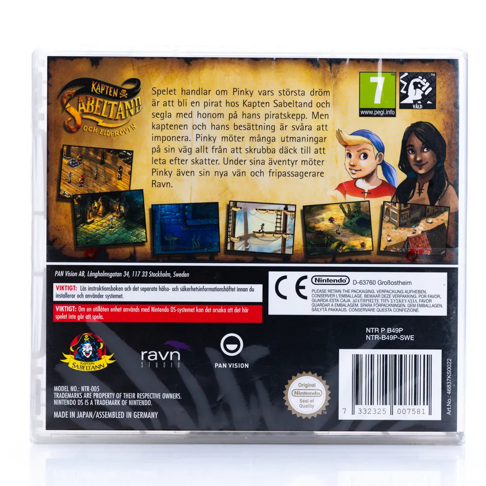 Kaptein Sabeltann og Eldorado (forseglet) - Nintendo DS spill - Retrospillkongen