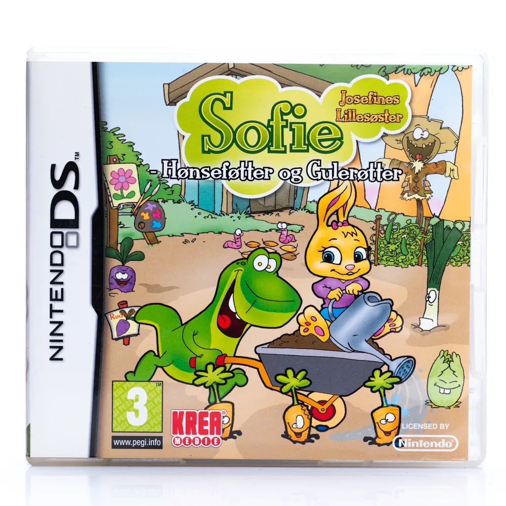 Sofie Hønseføtter og Gulerøtter - Nintendo DS spill - Retrospillkongen