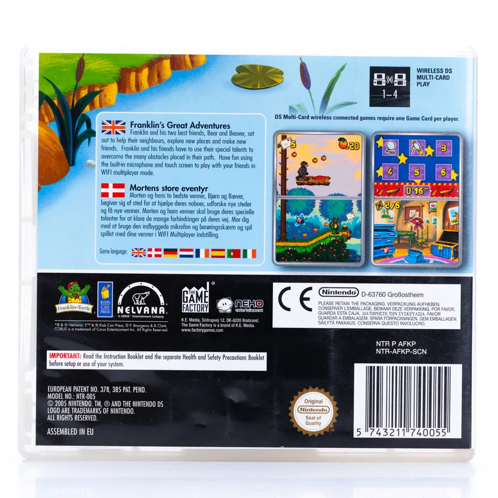 Franklin’s Great Adventures - DS spill - Retrospillkongen