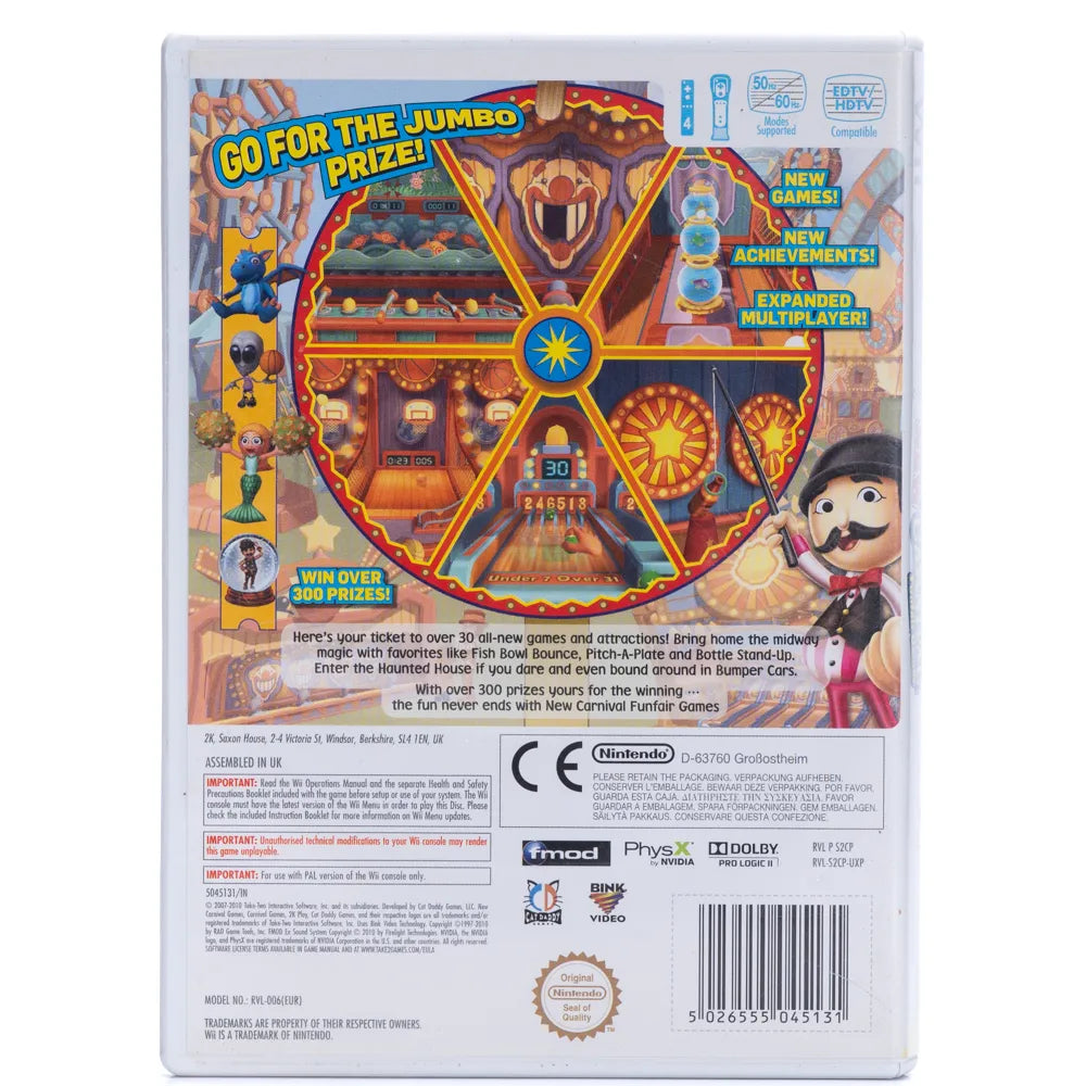 New Carnival Funfair Games - Wii spill - Retrospillkongen