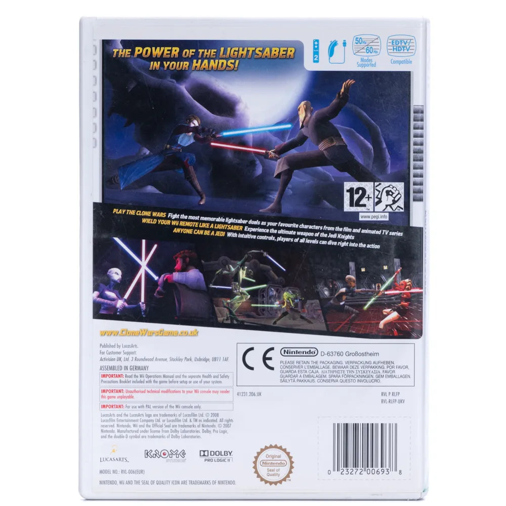 Star Wars: The Clone Wars - Lightsaber Duels - Wii Spill - Retrospillkongen