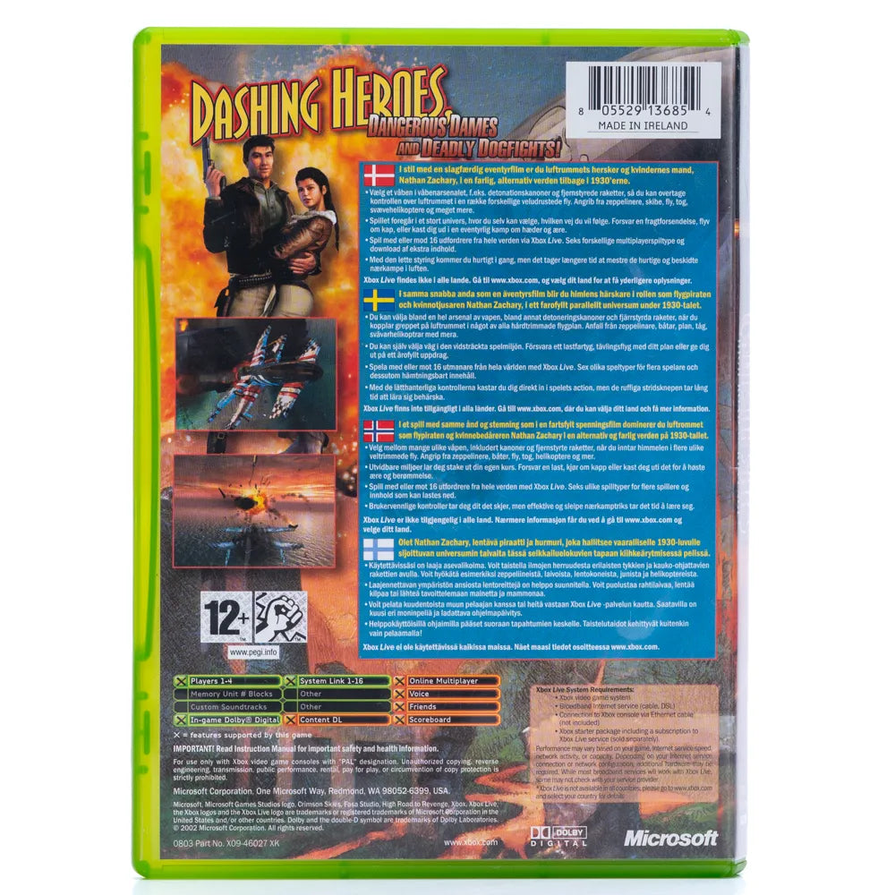 Crimson Skies: High Road to Revenge - Xbox spill - Retrospillkongen