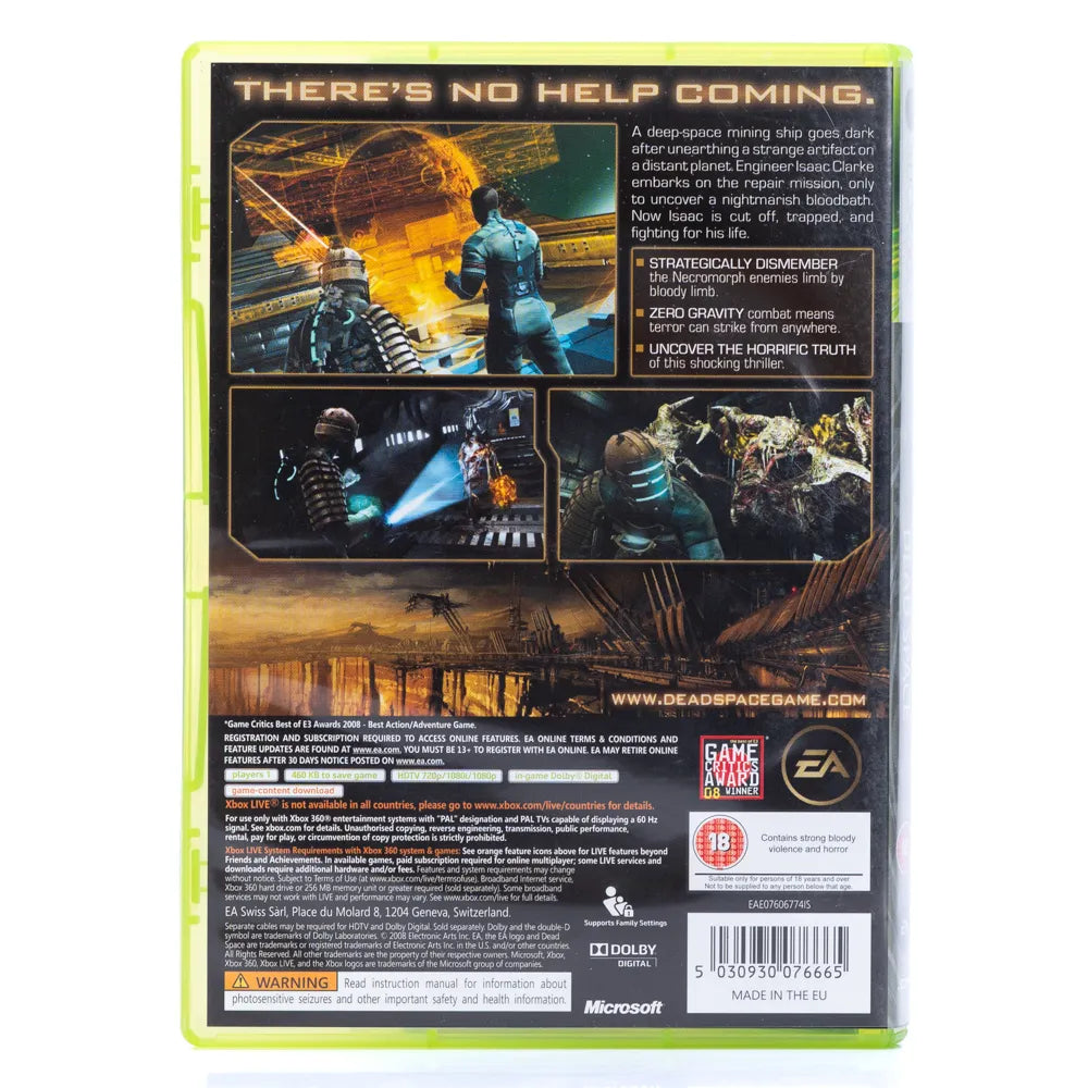 Dead Space - Xbox 360 spill - Retrospillkongen
