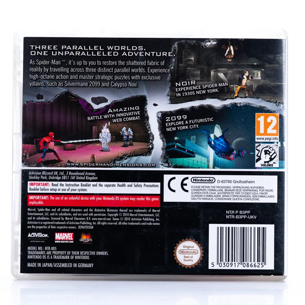 Spider-Man: Shattered Dimensions - Nintendo DS spill - Retrospillkongen