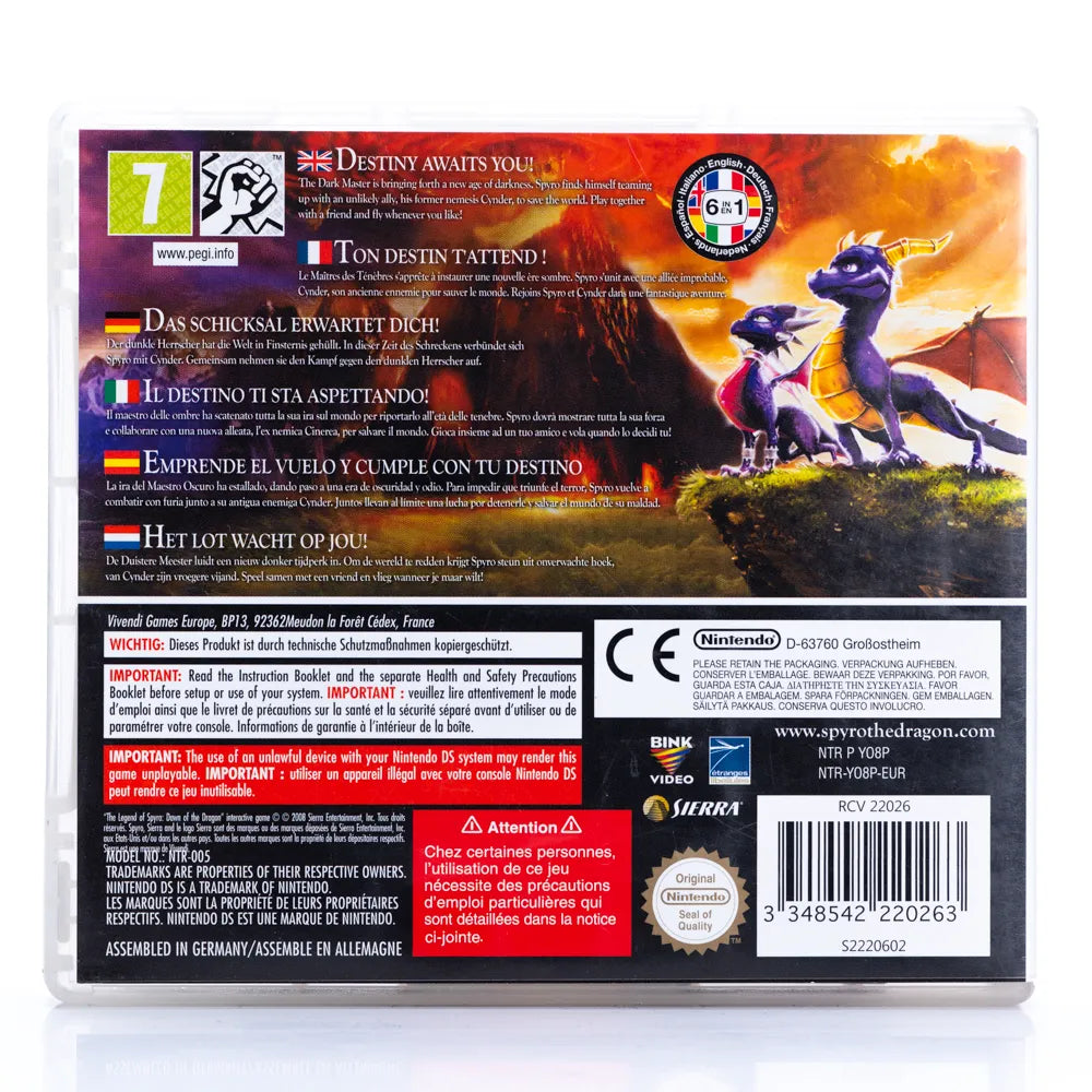 The Legend of Spyro: Dawn of the Dragon - Nintendo DS spill - Retrospillkongen