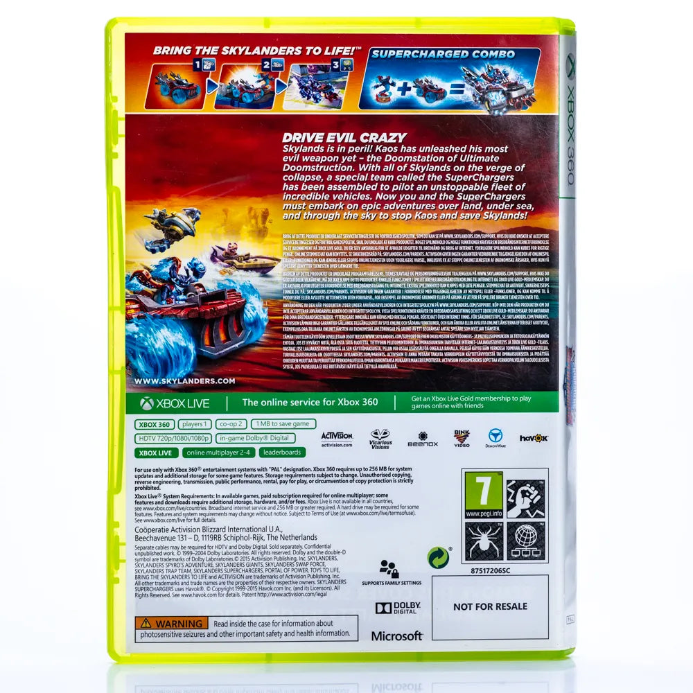 Skylanders: SuperChargers - Xbox 360 spill - Retrospillkongen