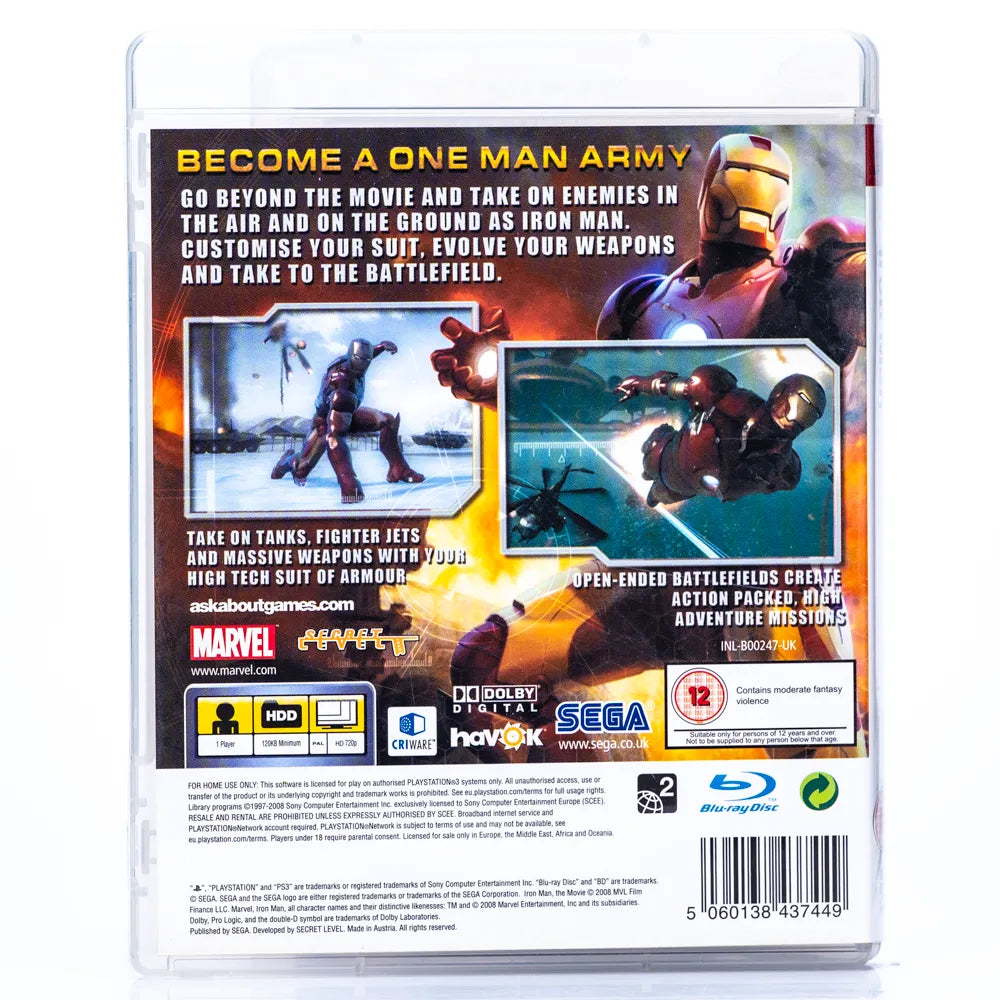 Iron Man - PS3 Spill - Retrospillkongen