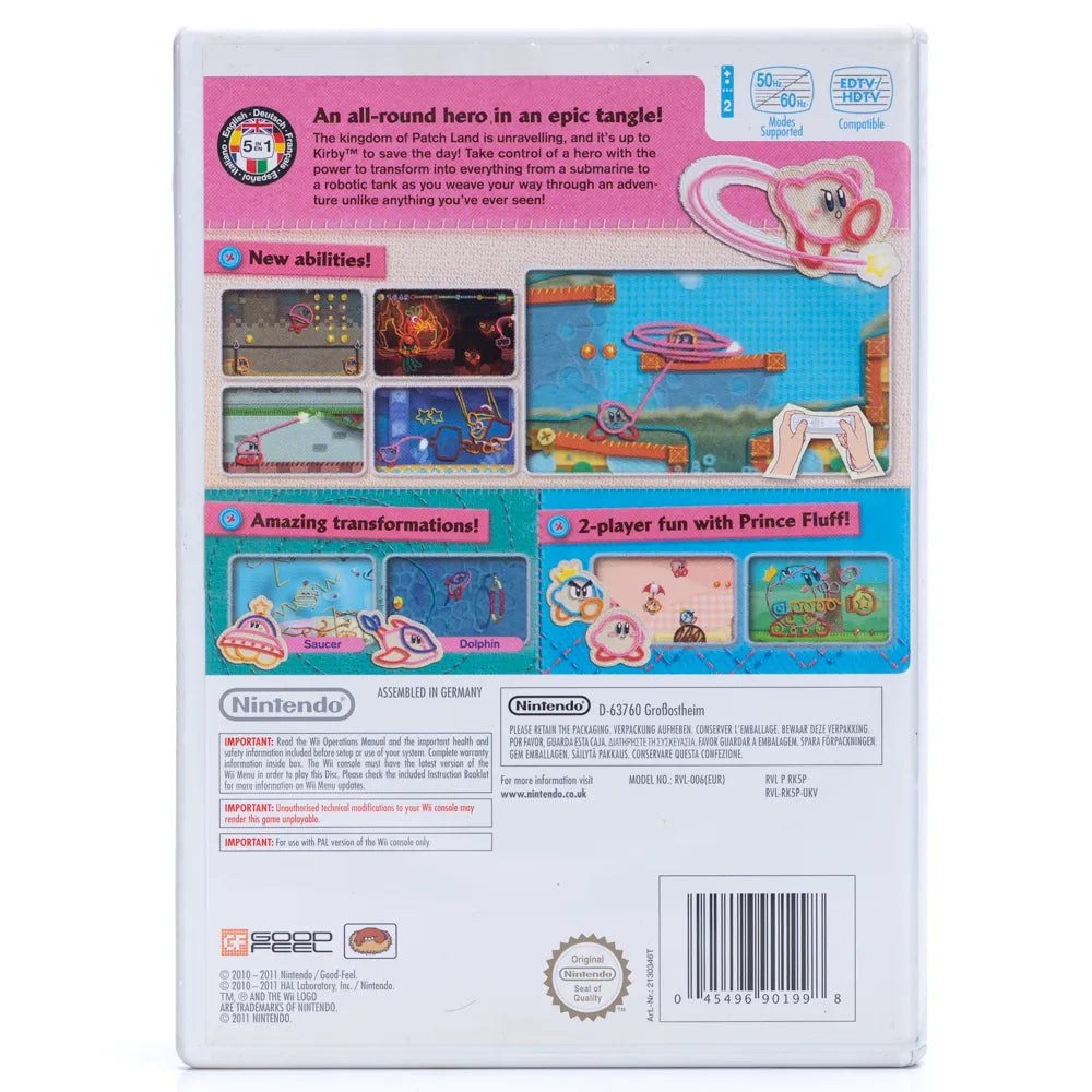 Kirby's Epic Yarn - Wii spill