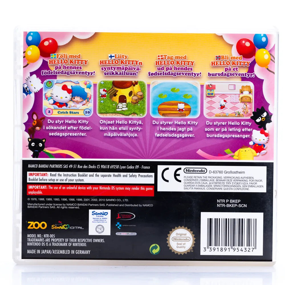 Hello Kitty Birthday Adventures - Nintendo DS spill - Retrospillkongen