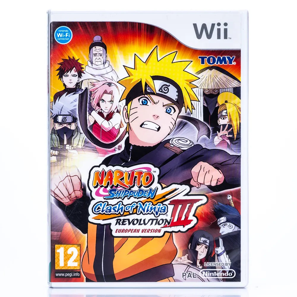 Naruto Shippuden: Clash of Ninja Revolution III - European Version - Wii Spill - Retrospillkongen