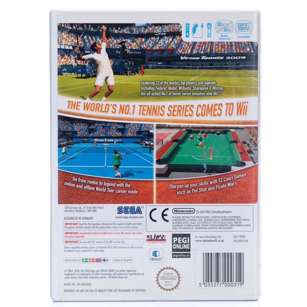Virtua Tennis 2009 - Wii spill