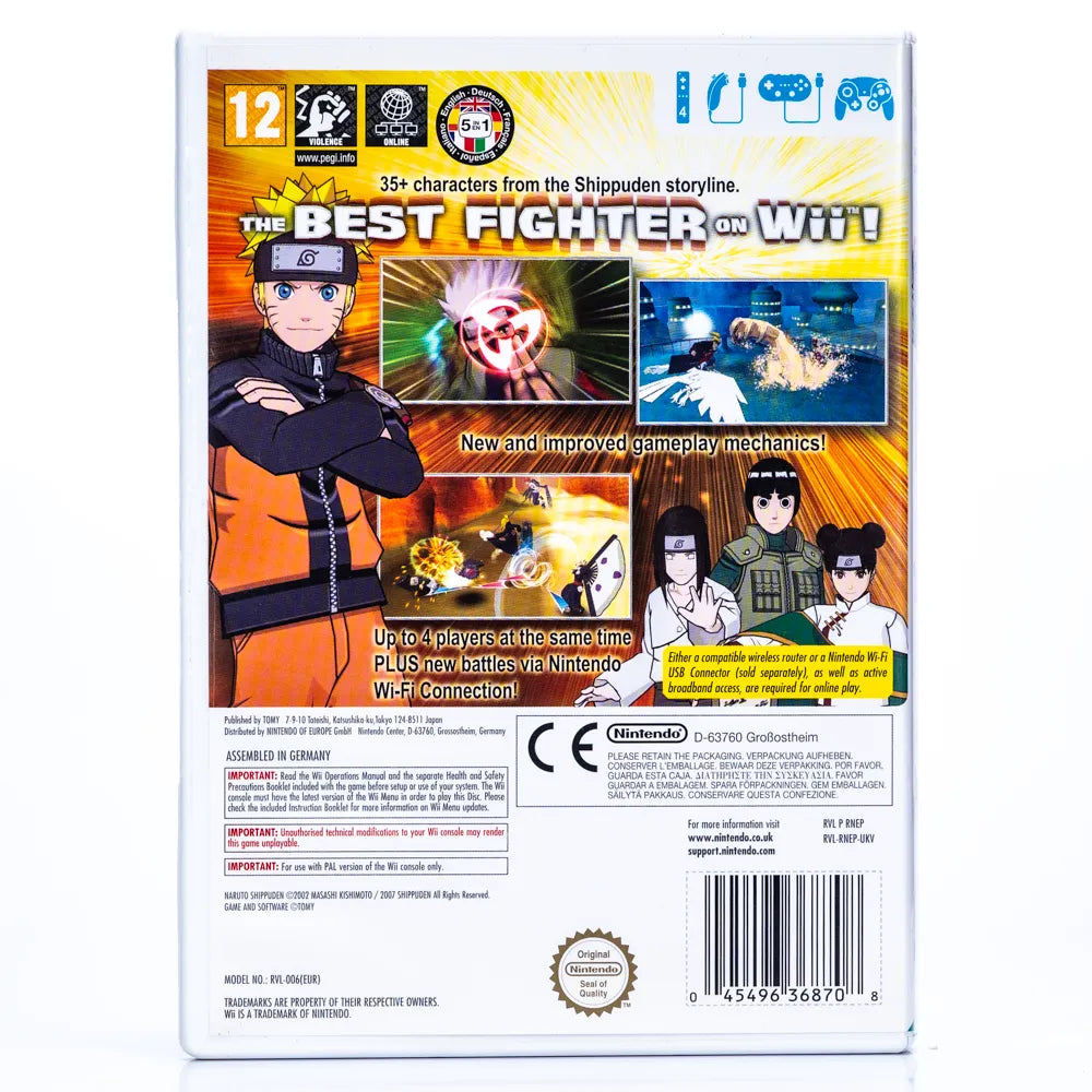 Naruto Shippuden: Clash of Ninja Revolution III - European Version - Wii Spill - Retrospillkongen