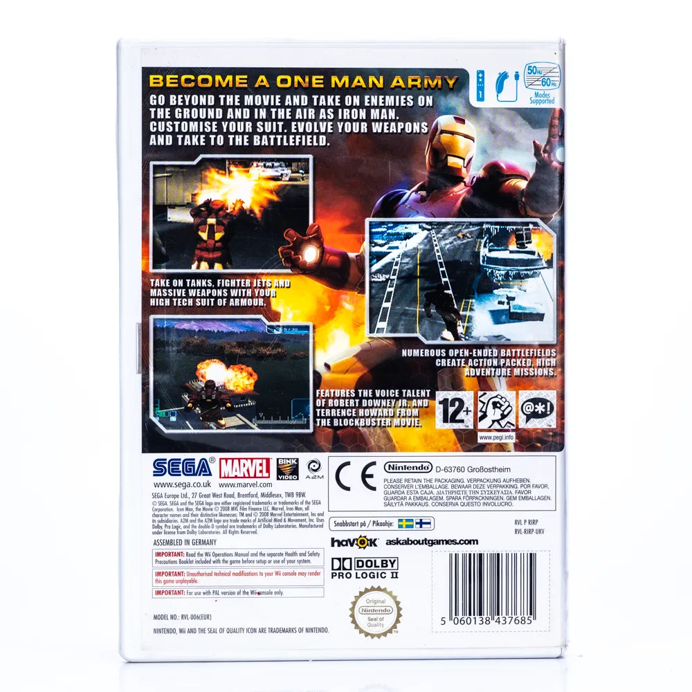 Iron Man - Wii Spill - Retrospillkongen