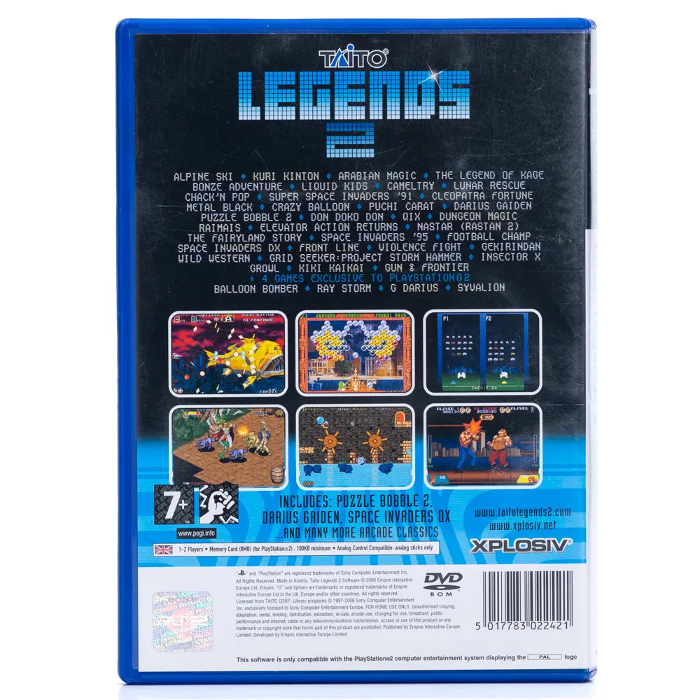 Taito Legends 2 - PS2 spill