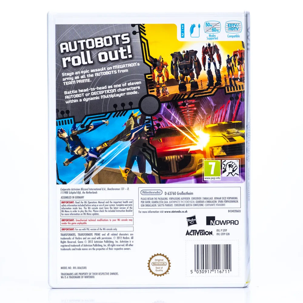 Transformers Prime: The Game - Wii Spill - Retrospillkongen