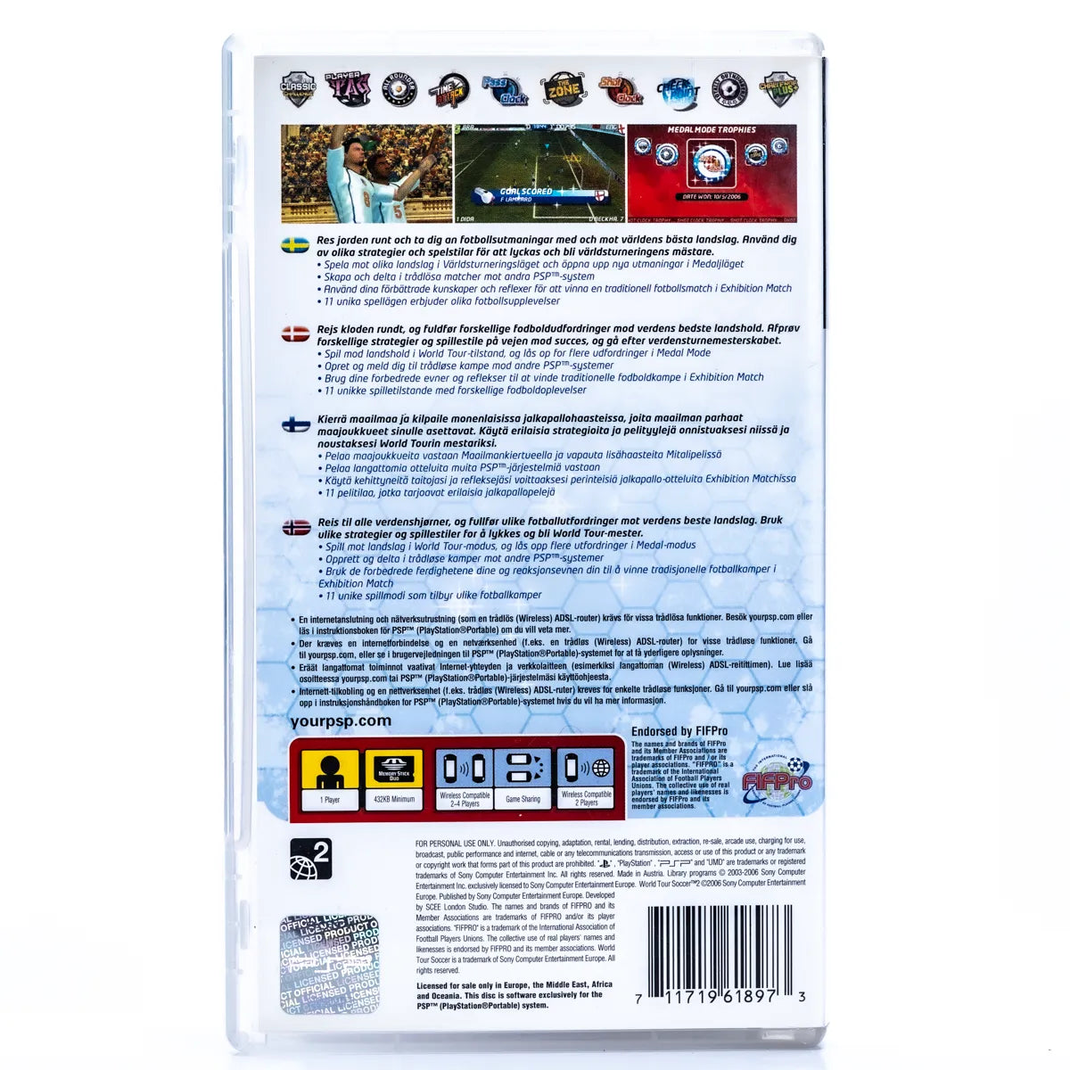 World Tour Soccer 2 - PSP spill - Retrospillkongen