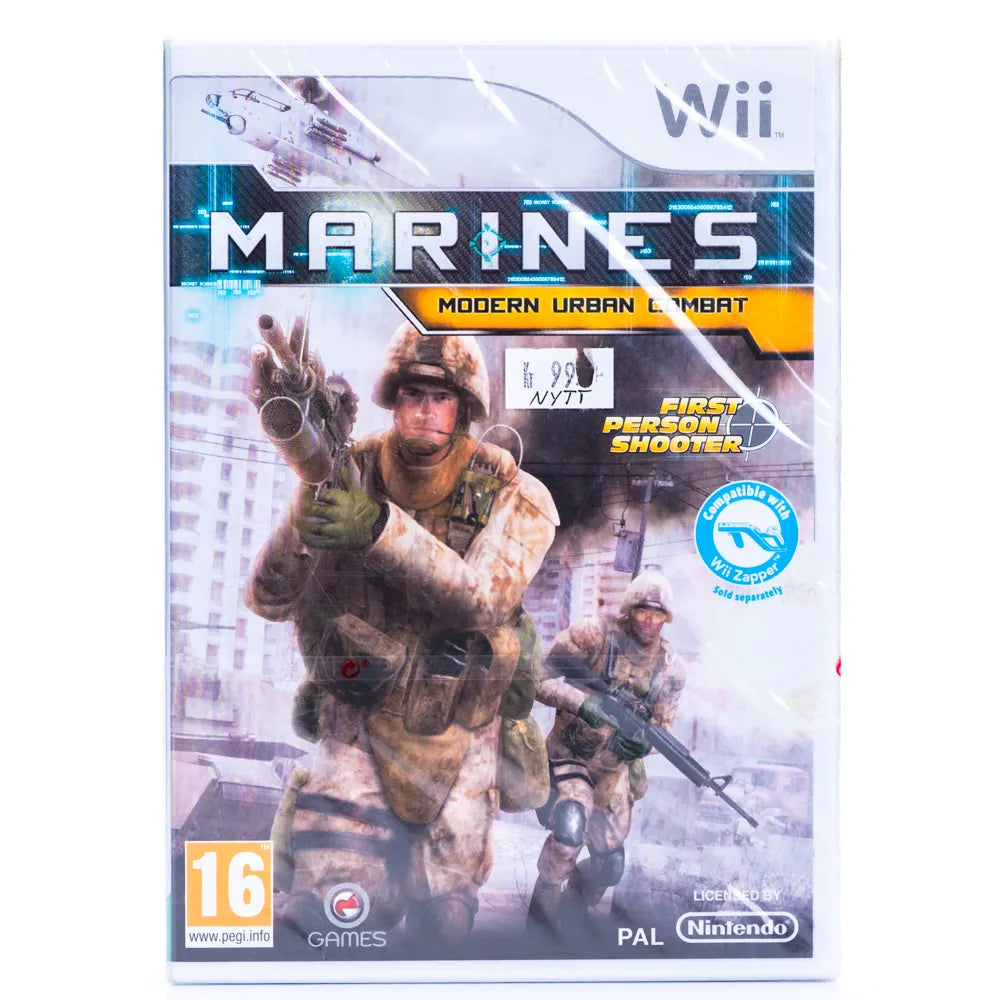 Marines: Modern Urban Combat - Wii Spill (Forseglet) - Retrospillkongen