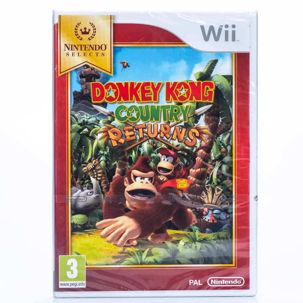 Donkey Kong Country Returns - Wii Spill (Forseglet) - Retrospillkongen