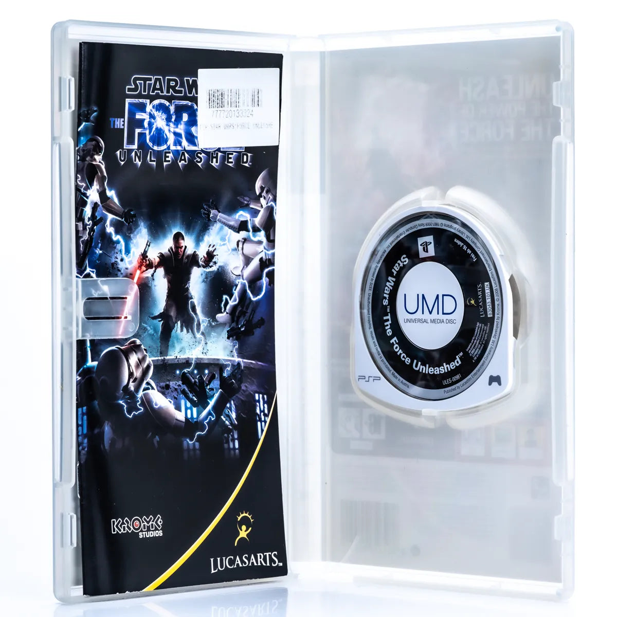 Star Wars The Force Unleashed - PSP spill - Retrospillkongen