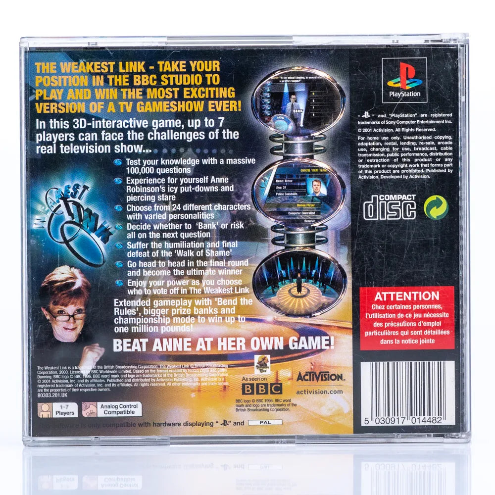 Weakest Link - PS1 spill - Retrospillkongen