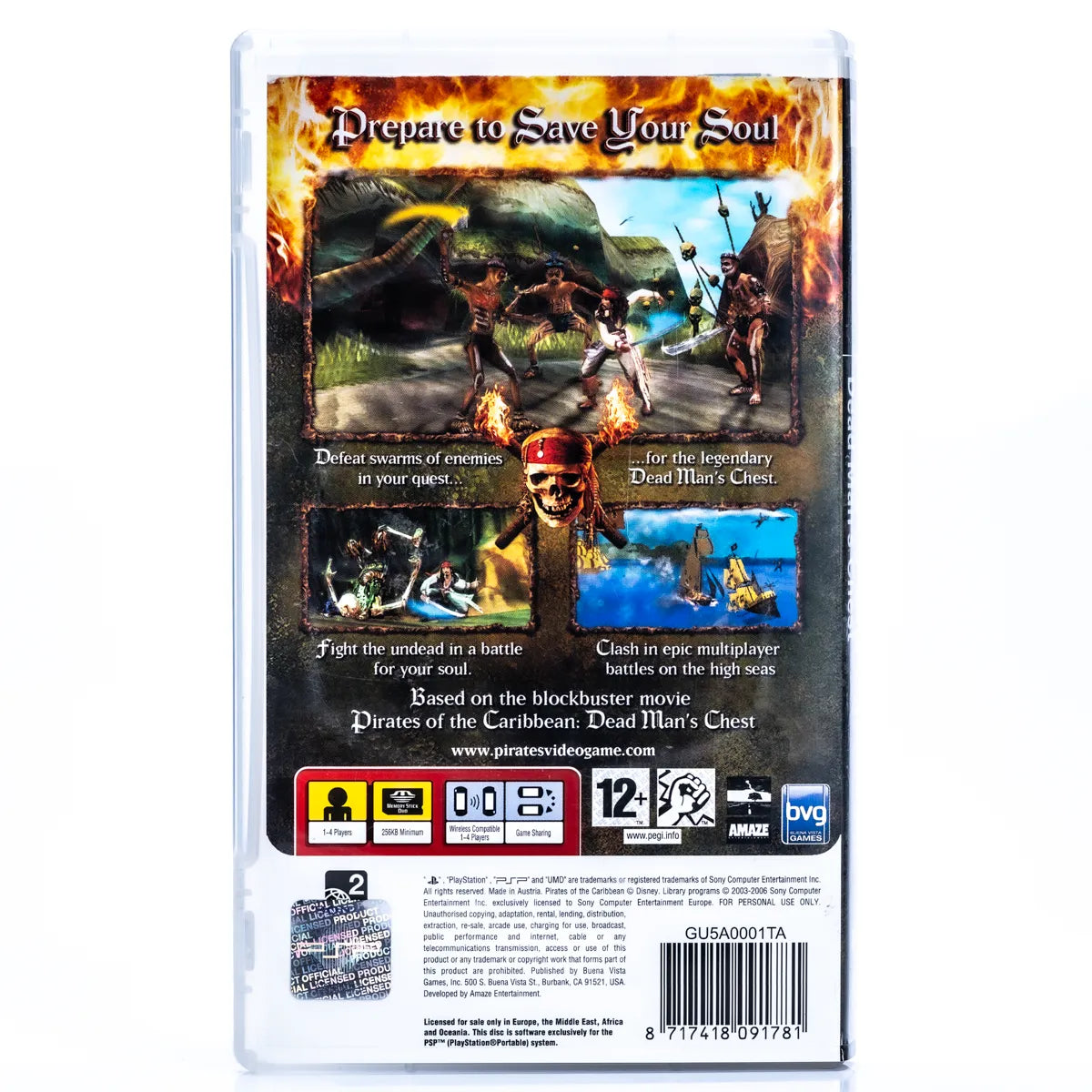 Pirates of the Caribbean Dead Man’s Chest - PSP spill - Retrospillkongen