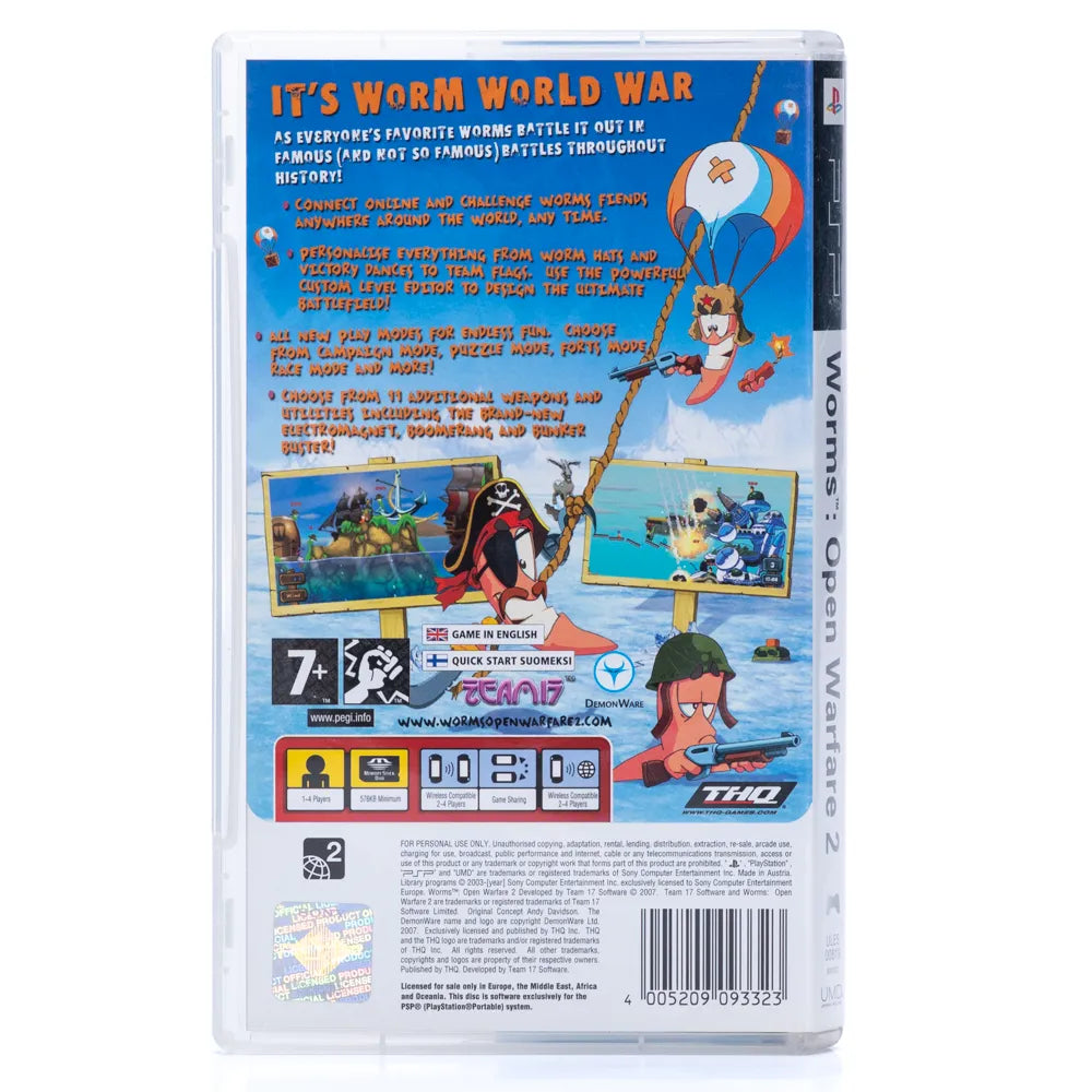 Worms: Open Warfare 2 - PSP spill