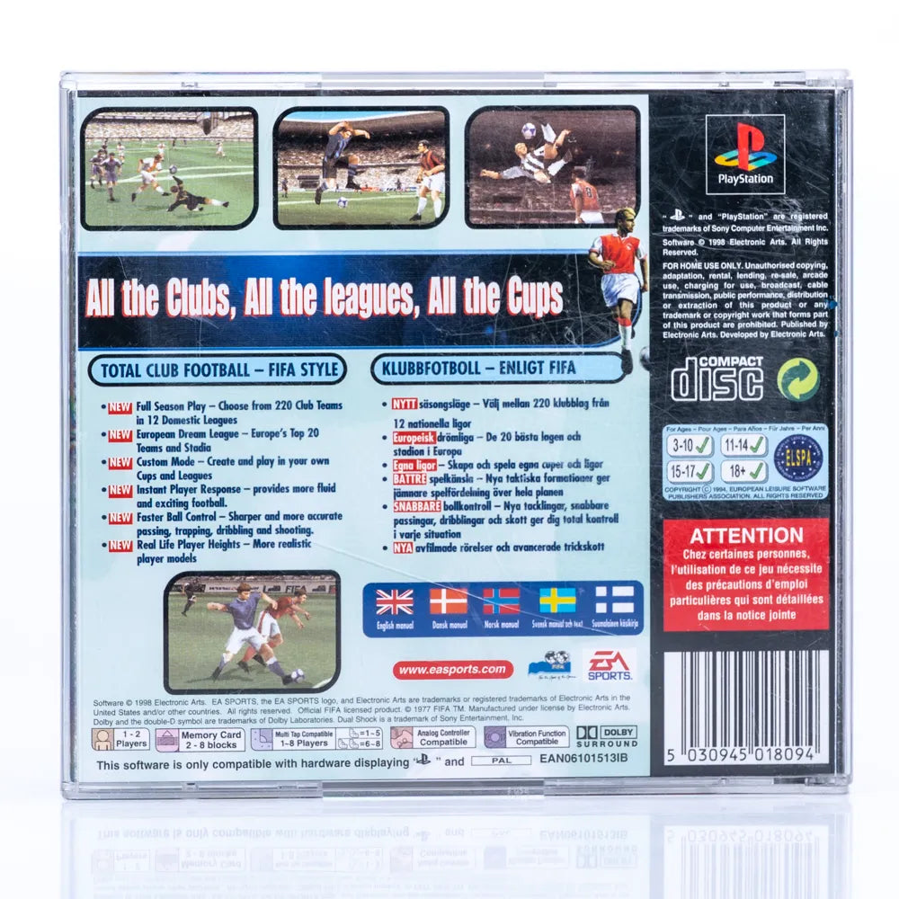 FIFA 99 - PS1 spill - Retrospillkongen