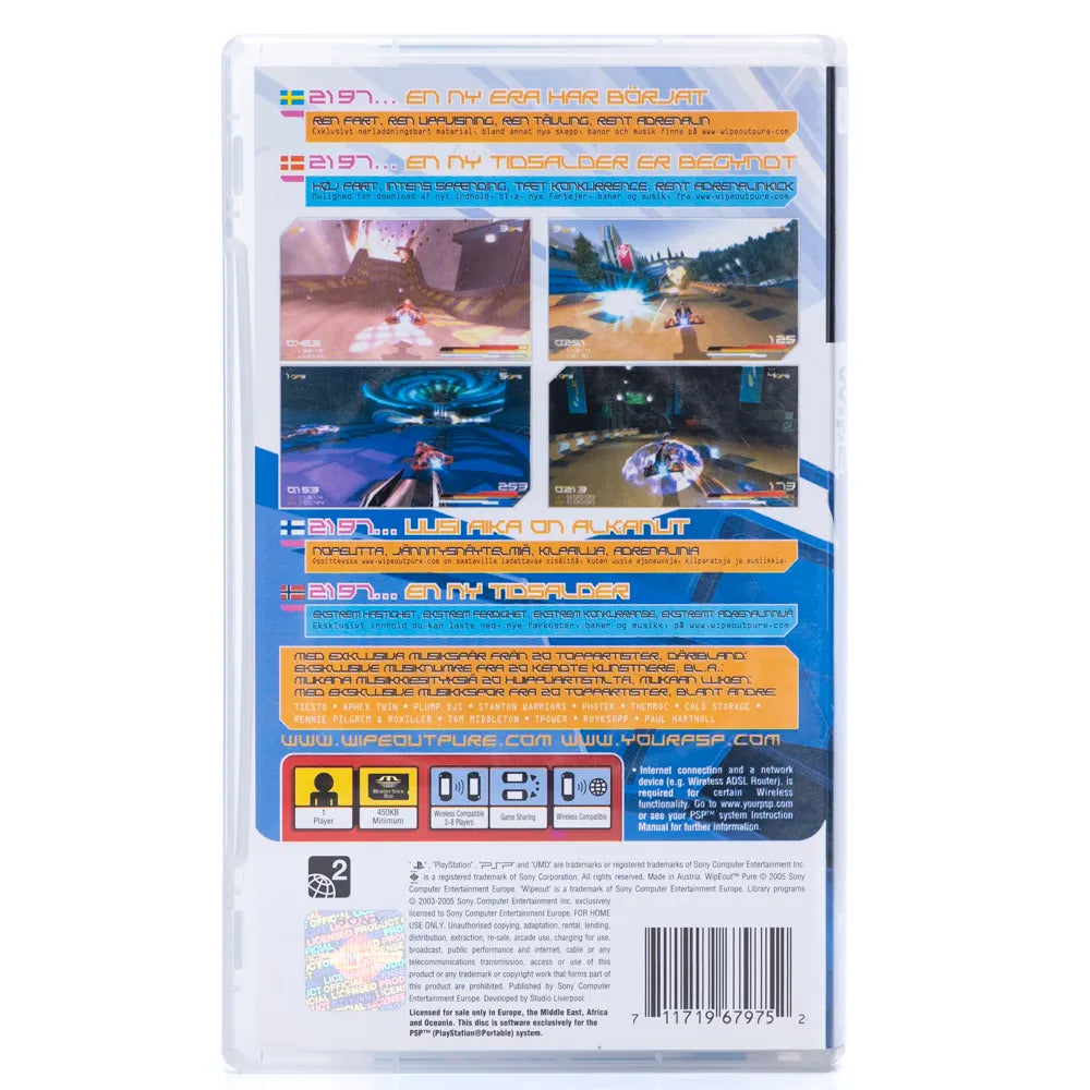 WipEout Pure - PSP spill - Retrospillkongen