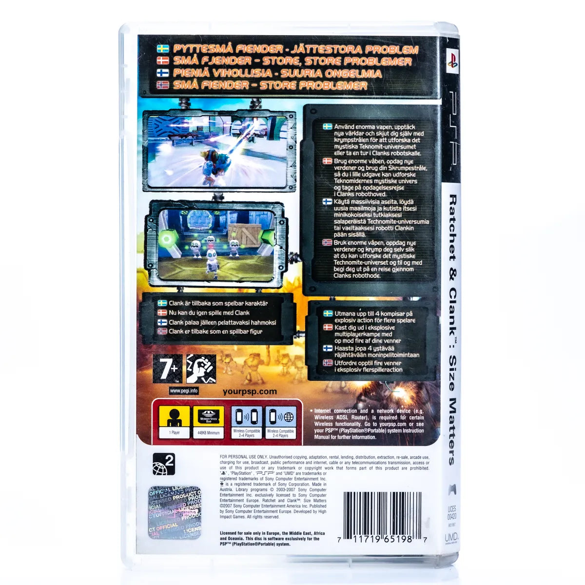 Ratchet and Clank: Size Matters - PSP spill - Retrospillkongen