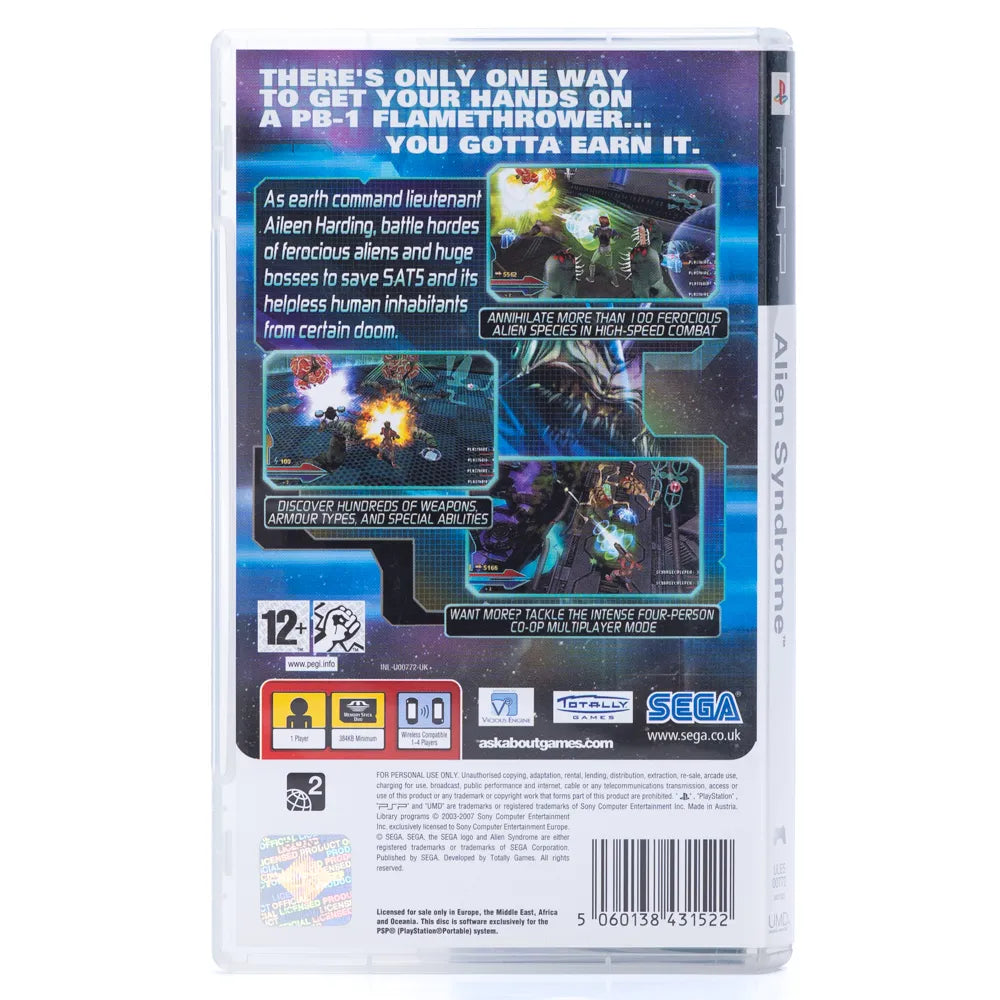 Alien Syndrome - PSP spill - Retrospillkongen