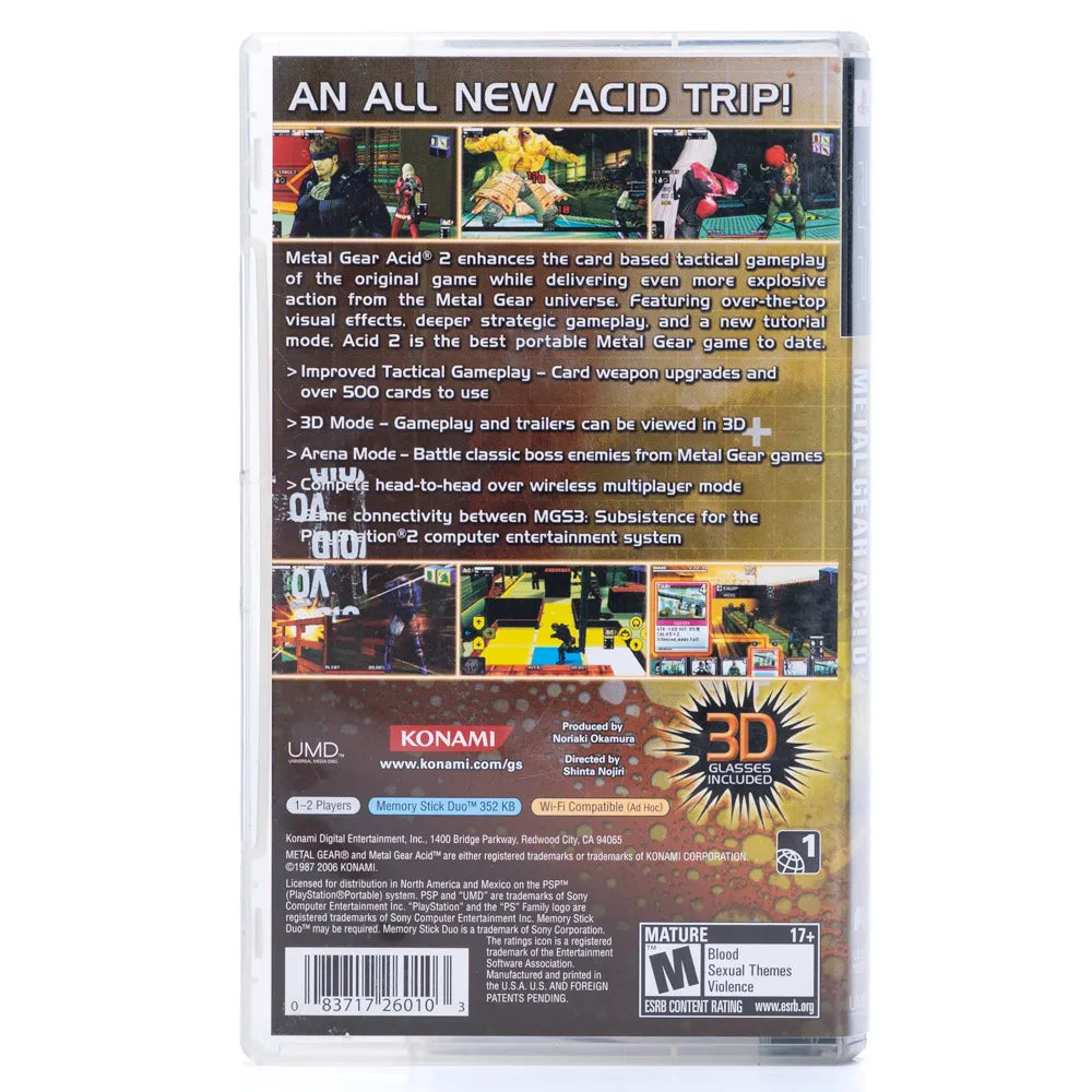 Metal Gear Acid 2 - PSP spill (NTSC, regionfri)