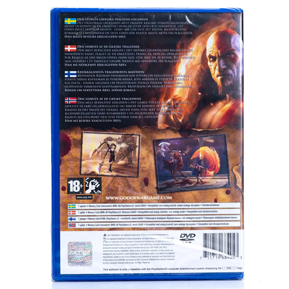 God of War - PS2 Spill (Forseglet) - Retrospillkongen