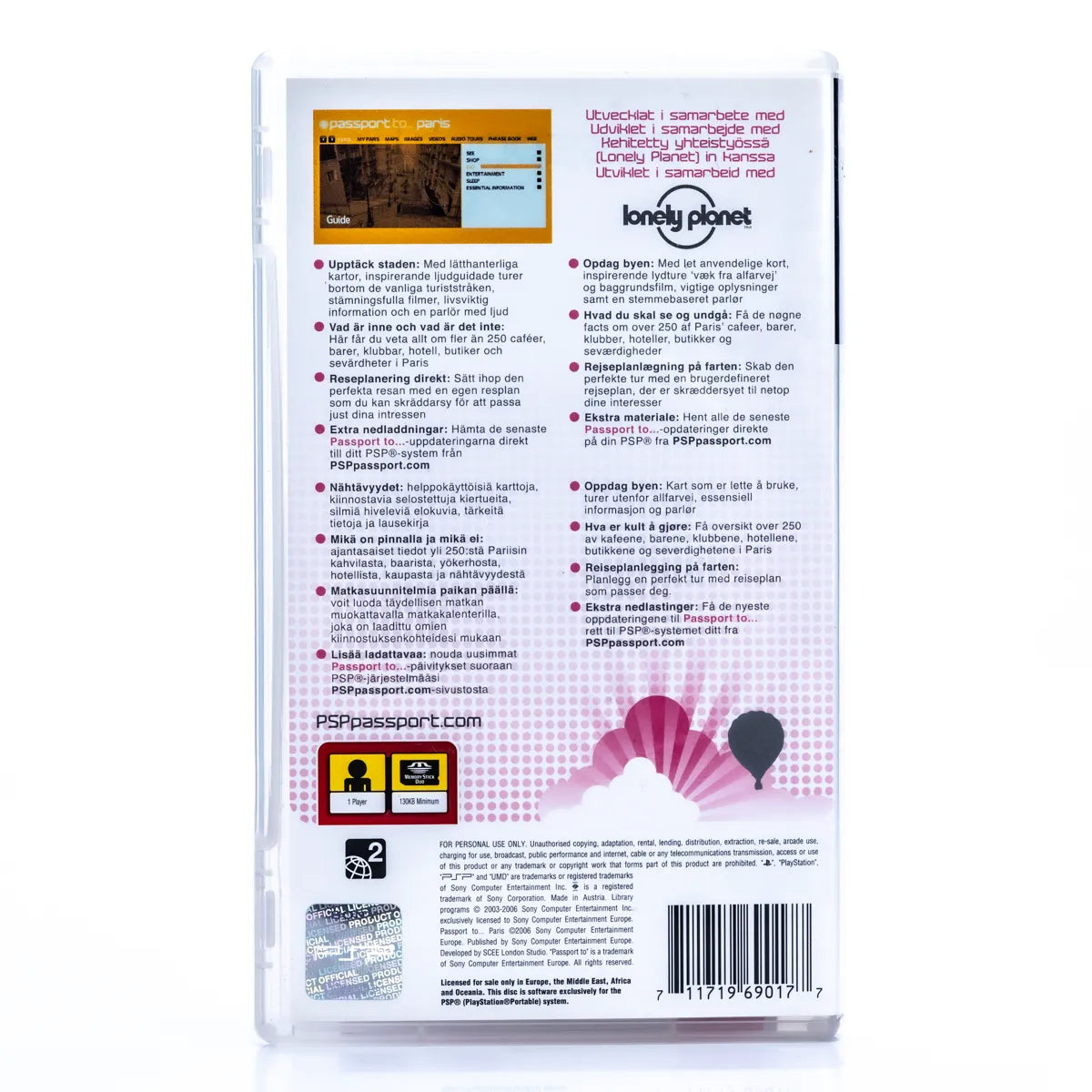 Passport to Paris - PSP spill - Retrospillkongen