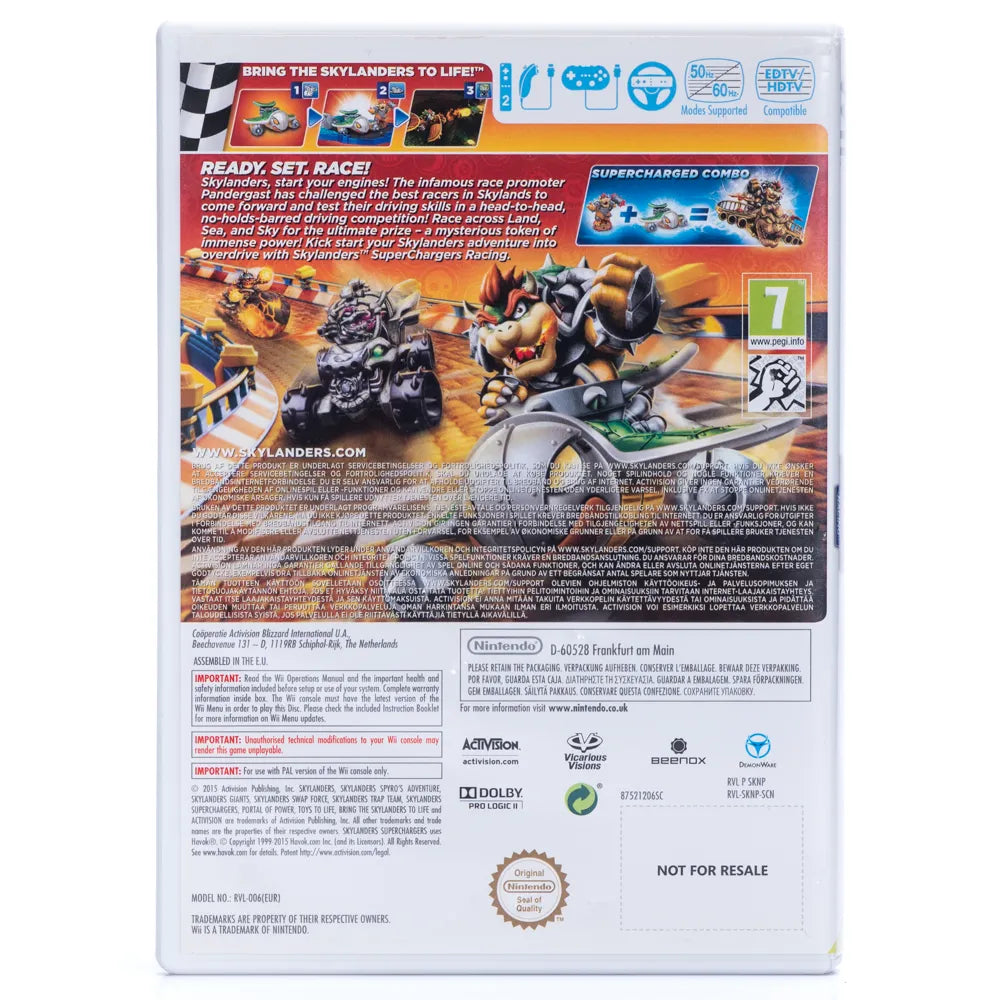 Skylanders: SuperChargers Racing - Wii spill - Retrospillkongen