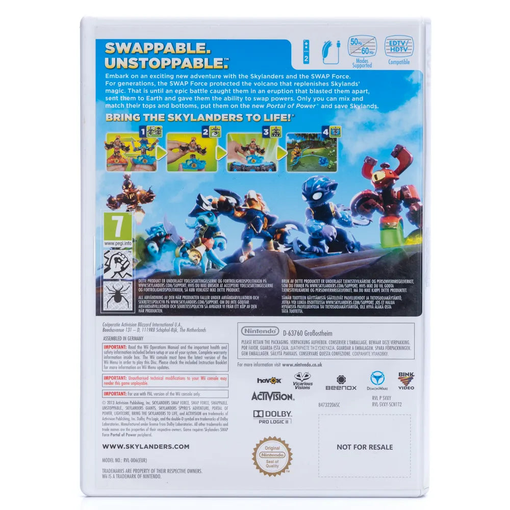 Skylanders: Swap Force - Wii spill - Retrospillkongen