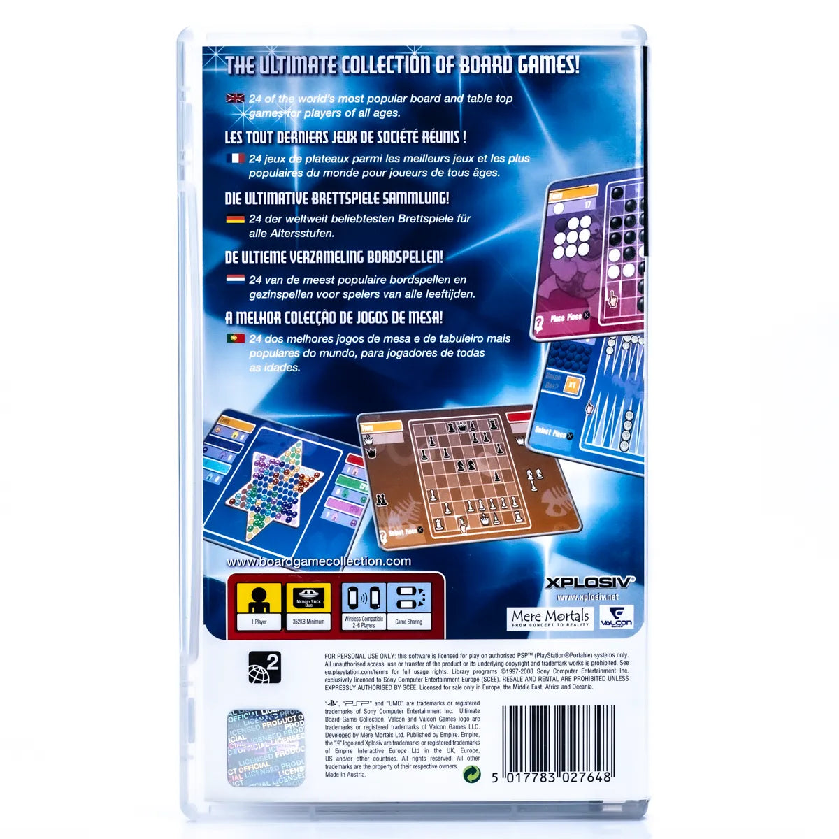 Ultimate Board Game Collection - PSP spill - Retrospillkongen
