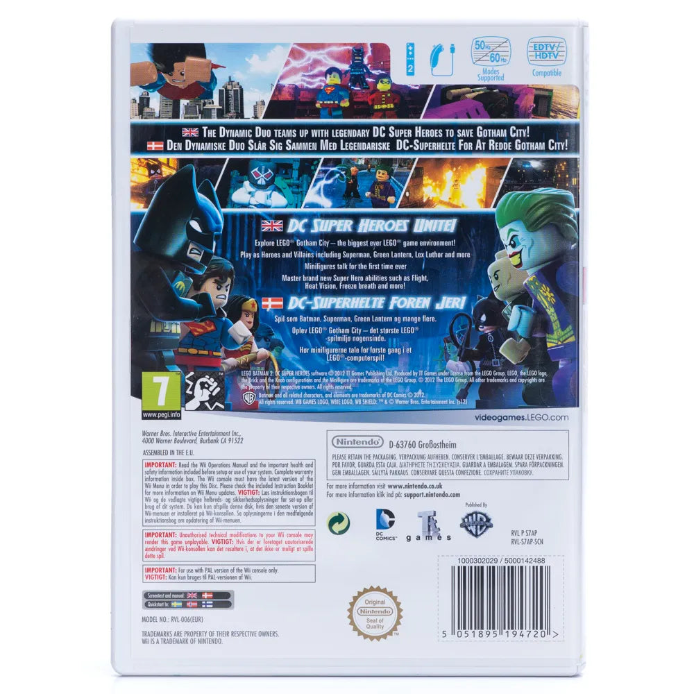 LEGO Batman 2: DC Super Heroes - Wii spill - Retrospillkongen
