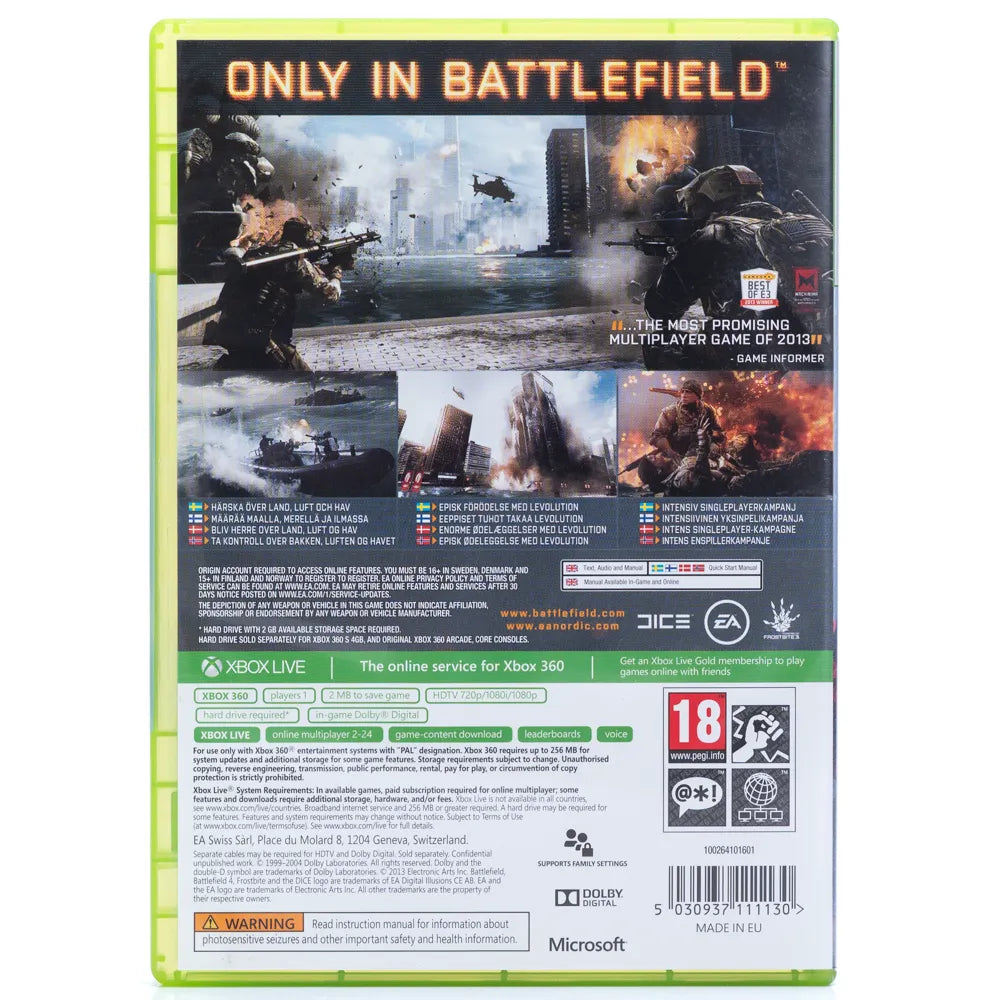 Battlefield 4 (Forseglet) - Xbox 360 spill - Retrospillkongen