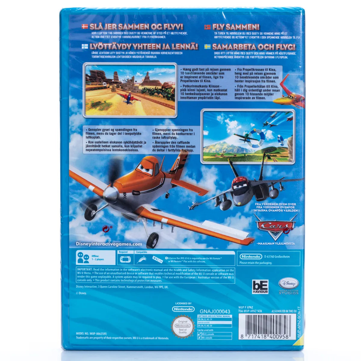 Disney's Planes (Forseglet) - Wii U spill - Retrospillkongen