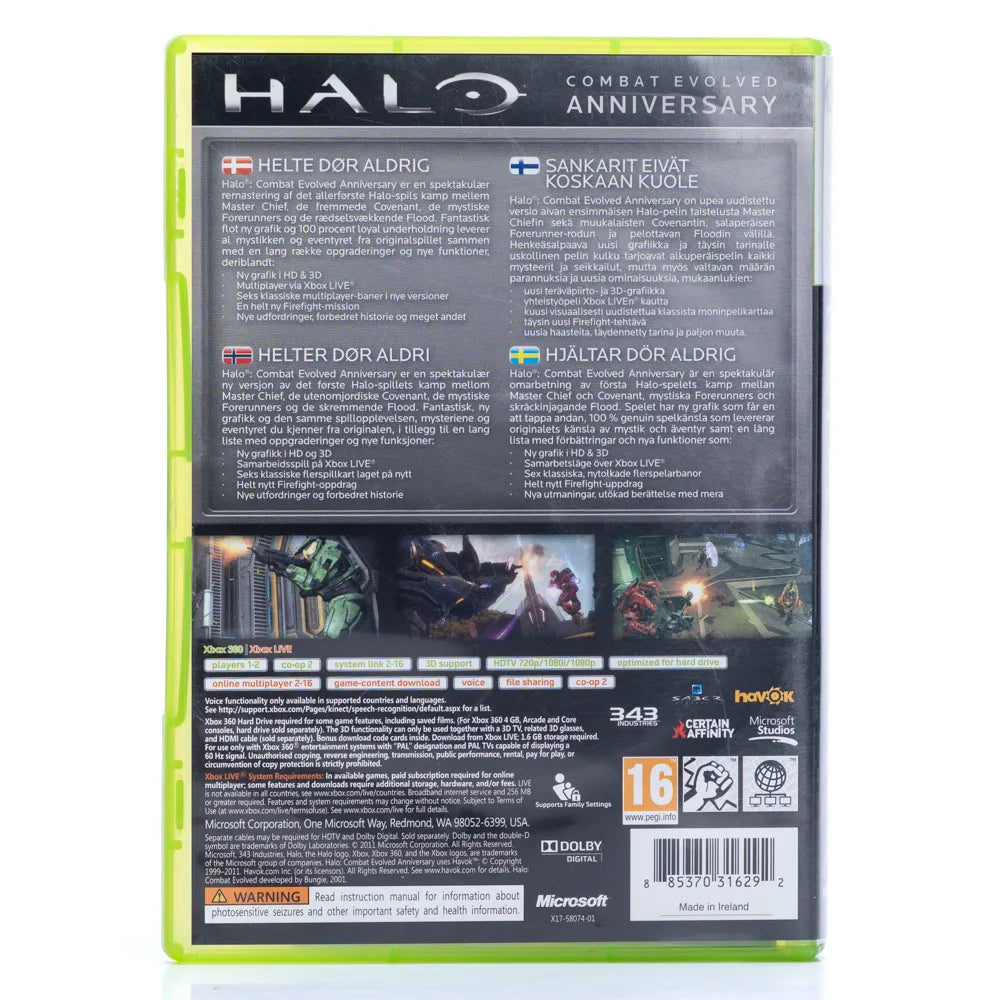Halo: Combat Evolved - Anniversary - Xbox 360 spill - Retrospillkongen