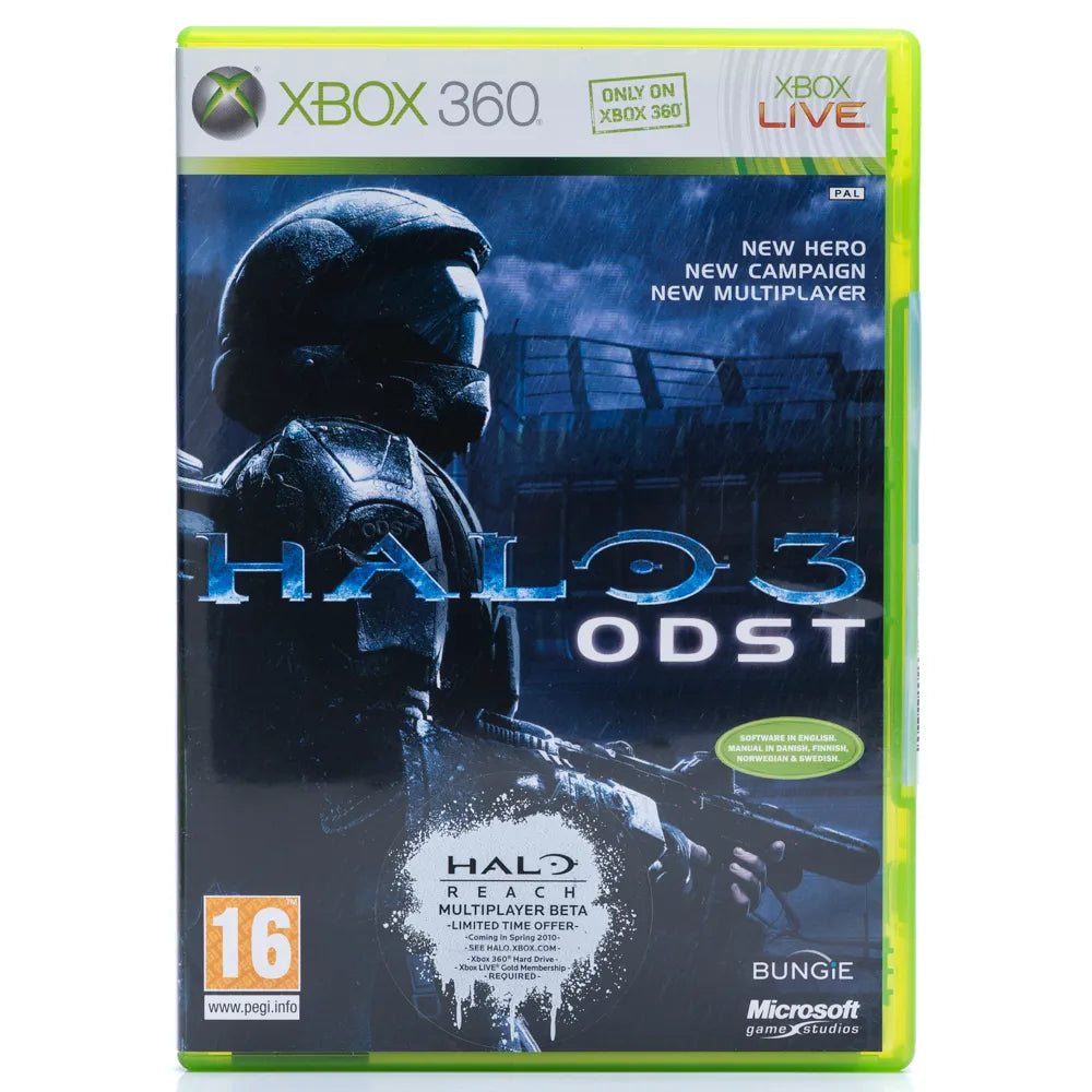 Halo 3 ODST - Xbox 360 spill (Forseglet) - Retrospillkongen